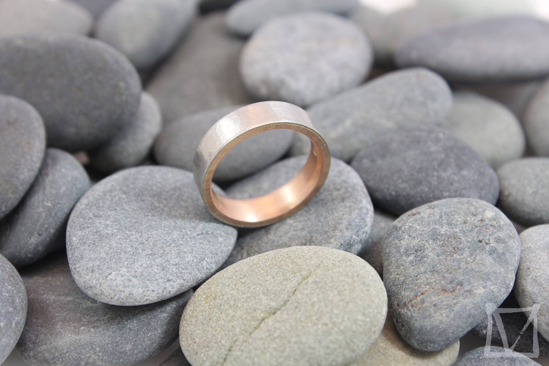 two-tone wedding ring
